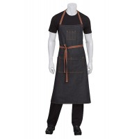 Chef Works | Memphis Black Denim Bib Apron